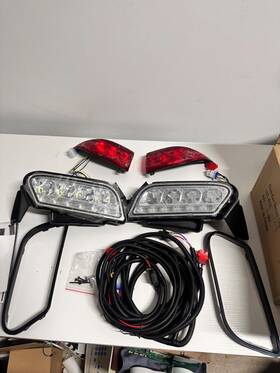 Labwork-parts Pn3397043 2018-up Club Car Tempo Golf Cart Led Light Kit - Headlights And Taillights