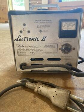 Lester 7710 36lc25-8et Good 36v Golf Cart Battery Charger Lestronic Ii Model 07710 Lester36lc25-8et