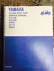 Lit196160000 Yamaha Golf Cart Service Manual G14 G16 G11 G19 G20 Free Priority Shipping