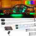 Lu-m04-10pc Ledglow Lighting 4pc Multi Million Color Led Underbody Kit 6pc Interior Lights 714169594682