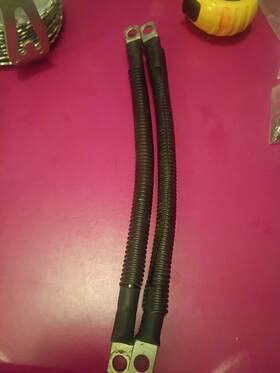 Madjax 17-030 4 Gauge Battery Cables For 12v Club Car Precedent Golf Cart 2004 - 2008
