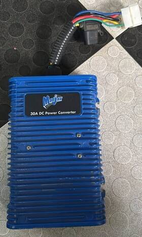 Mj123oc Madjax Golf Cart 30amp Power Converter Used