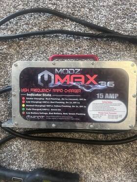 Modz Nbhs36152104050043 Max36 15a 36v Ezgo Club Car Battery Charger
