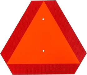 Nivel 135101 Plastic Smv Tirangles For Slow Moving Vehicles