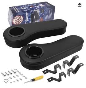 Nokins Nks20004 Golf Cart Armrest With Cup Holder For Club Car Ezgo Yamaha Rear Seat Kit