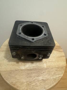 24505-g1 Oem Cylinder 1986 Ezgo Marathon 2 Cycle Gas Golf Cart 76-88 No Piston Scoring