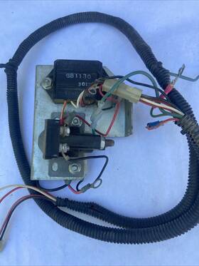 Bb1130 Oem Ezgo Gas Golf Cart Voltage Regulator Starter Solenoid Ignition Module Harness