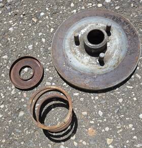 Par Pony 24434 Pulley Parts Golfcart Vintage That Works With Clutch