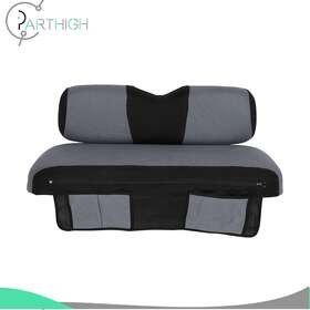 Parthigh Part17622700us Black And Gray Golf Cart Front Seat Cover With Storage Bag For Ezgo Txt