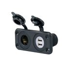 Pf11500 Ezgo Yamaha Club Car Dual Usb And Receptacle Mounting Plate