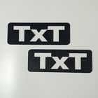 Pgc-ppez0100 Ezgo Golf Cart Txt Logo Emblem Name Plate Large Set