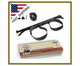 G-0142 Poykaw Roykaw Golf Cart Bag Holder Bracket Attachment For Rear Seat - Fits Ezgo