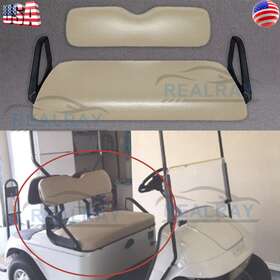 Realray Z2.golf05.h Seat Cover Pu Leather Replacement Set Beige For Golf Cart Custom E-z-go Txt Usa