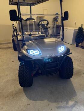 Revenge Golf Carts 147219301723 Club Car Precedent Cart Led 6 Seaters. Used. Excellent Condition