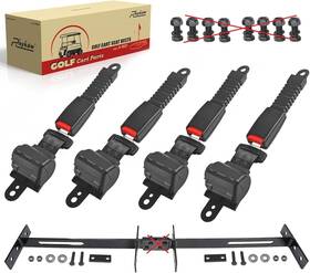 B0b1f2rr15 Roykaw Seat Belt Bracket Kit 4 Passenger Retractable Safety Ezgo Club Car Yamaha