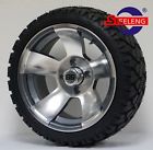 Sr-14-20-14sat Steeleng Golf Cart Silver Rock Wheels And Stinger All Terrain