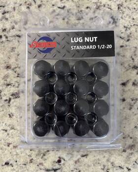 Ln0002 Steeleng Ezgo Club Car Golf Cart Standard 1/2-20 Lug Nuts Set Of 16