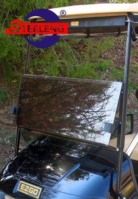Wstx01h Steeleng Wstx01 Sgc Windshield Tinted Foldable For Ezgo Txt 1994-2013 Golf Cart