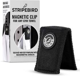 Mag10 Stripebird Magnetic Clip Water Resistant For Gym Towel - Golf Sports Black Mag10 Stripebird Magnetic Clip Water Resistant For Gym Towel - Golf Sports Black