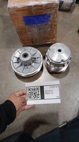 Golfdc-ym-p05r04-1987-220 Tarazon Primary Drive And Secondary Driven Clutch For Yamaha G29 Gas Golf Cart 08-11 Used