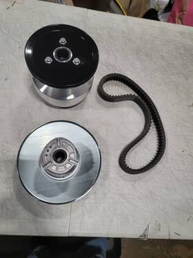 Golfdcprb-cc-01-fbes-0422 Tarazon Primary Drive And Driven Clutch Belt Set For Club Car Ds Precedent Gas Golf Cart