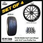 Tir-rx282-wb Rhox White With Black Wheels And Golf Cart Tires