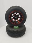 Tir-rx604-org Sti Orange And Black Wheels With Slasher Low Profile Golf