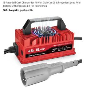 B0dp6w7t46 Tramroot 48v/15a/800w Smart Battery Charger For Club Car Ds Precedent Golf Carts