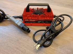 Xyje8-48v15a Tramroot 48v/15a/800w Smart Battery Charger For Yamaha G19-g22 Golf Carts