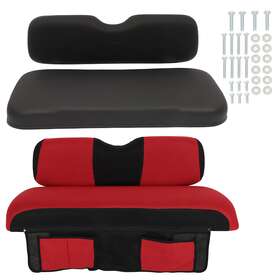 Vap8433650us Vap For Ezgo Rxv Black Golf Cart Front Cushion Set With Cover Storage Bag Wholesale