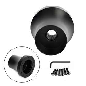 Vipih M580-a033-c Golf Cart Aluminum Steering Wheel Adapter Hub Fit For Ezgo Txt And Rxv Black Ue