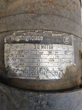388p342 Westinghouse Harley Dvidson Golf Cart Electric Motor