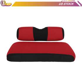 Whee Wh84335748ee Fits E-z-go Txt Black Golf Cart Front Cushion Set With Free Cover