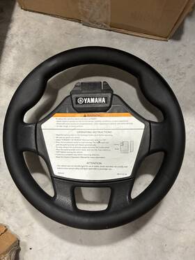 20709570 Yamaha Golf Cart Steering Wheel And Score Card Clip Black Oem