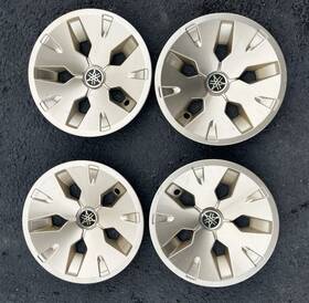 Gca-j0a50-20-bu-sandstone Yamaha Oem Golf Cart 8 Inch Hub Caps #gca-j0a50-20-bu-sandstone