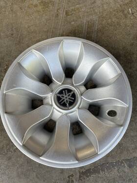 Gca-jw150-00 Yamaha Golf Cart Oem 8 Inch Wheel Covers Hub Cap Silver