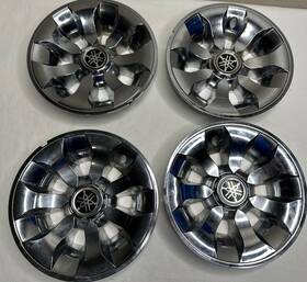 Yamaha Gca-yw950-10-bu Set Of Four - Genuine Chrome Wheel Cover -read Details