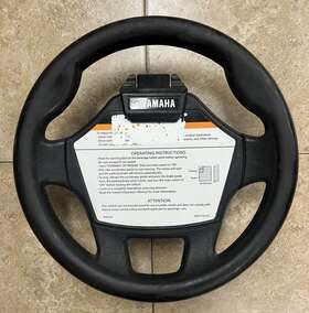 J0a-f3838-00-00 Yamaha Oem Drive/ Drive2 Golf Cart Steering Wheel/part #j0a-f3838-00-00