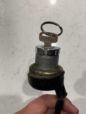 J228250800 Yamaha Vintage G1 Golf Cart Main Switch Assembly With Key F-n-r