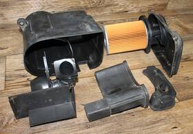 Yamaha J38-14411-00 Good Used Oem Air Box And Filter For G2 Golf Cart 1985-93 Cleaner G5 G8 G9