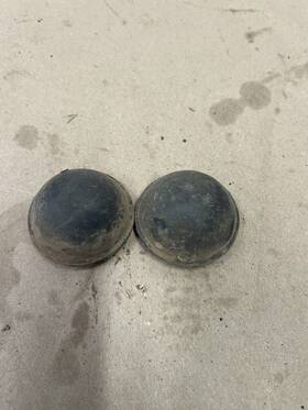 Jn6-f5118-01-00 Yamaha 2012 Adventurer 2 Ytf2x2 Front Hub Caps Nut Dust Covers B693
