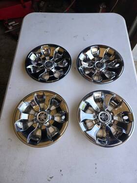 Jw150 Yamaha Club Car Wheel Cover Set Of Four. Before And After Photos