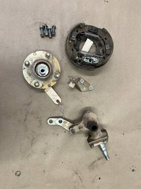 Jw7-f3511-00-00 Yamaha 2012 Adventurer 2 Ytf2x2 Left Front Spindle Knuckle B693