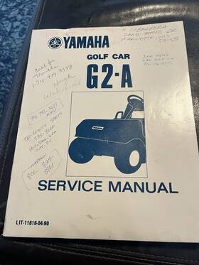Lit-11616-04-90 Yamaha Golf Car G2-a Service Manual
