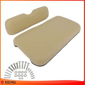 Zegale Ze17508106gle Buff Golf Cart Front Cushion Set For E-z-go Rxv