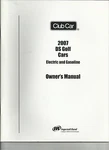 Club Car 2007 Ds Owners Manual - Gas & Electric. Fixed Price $27.00.