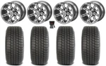 Lsi Casino 12" Golf Wheels Gunmetal 215X35 Deli Tires Yamaha. Fixed Price $579.16.