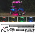 Ledglow 12V 4-SEATER Golf Cart Underglow Kit Wheel Well & Canopy Lights. Fixed Price $249.99.