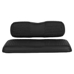 Universal Black Vinyl Staple Golf Cart Seat & Back Cushion Covers. Fixed Price $37.95.