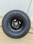 20X12-10 Carlisle Turf Master Tire And Rim For Golf To Jack Up Carts. Fixed Price $109.99.